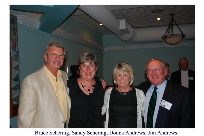 Bruce Schernig ('59) Sandy Schernig('60) Donna Andrews('61)Jim Andrews('59)