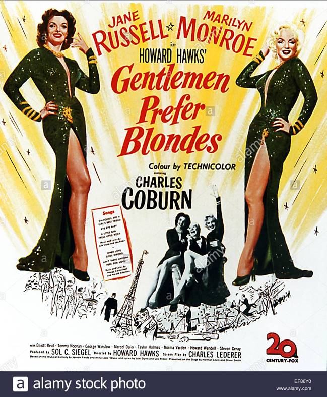 Image result for gentlemen prefer blondes