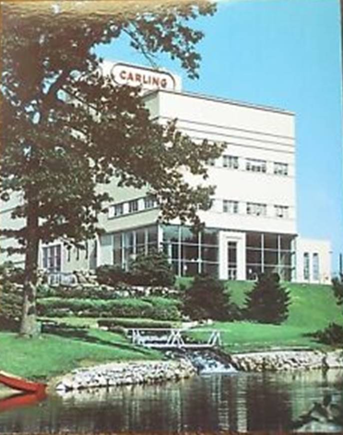 Vintage Postcard - Carling Brewing Company, Natick, MA - Oversized ...