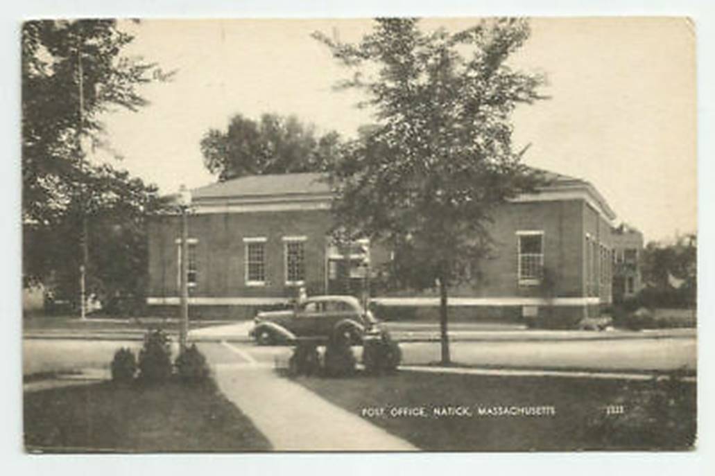 Post Office Natick Massachusetts Postcard MA Vintage Unposted | eBay